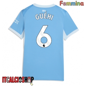 Manchester City Marc Guehi #6 Prima Maglia Femmina 2026-27 Manica Corta